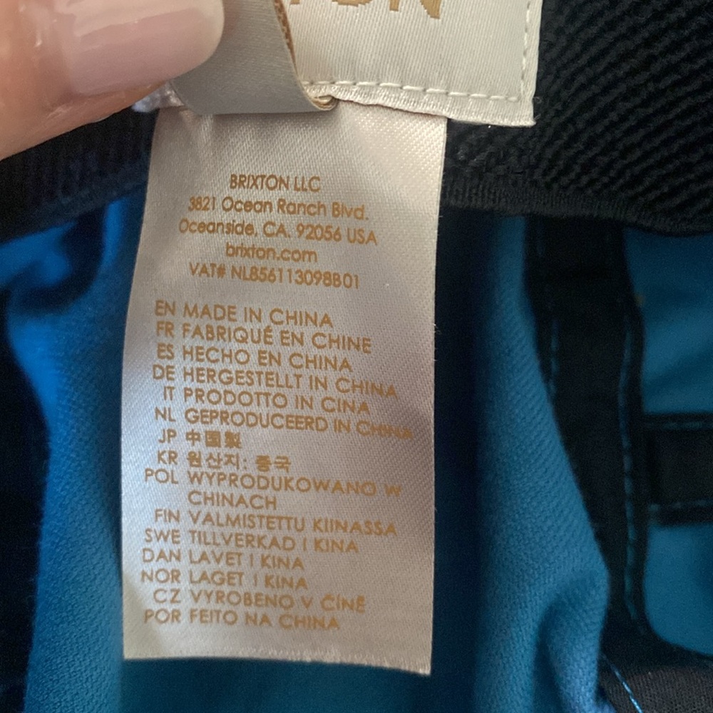 NWOT Brixton Dylan Blue Bucket Hat - Picture 10 of 10